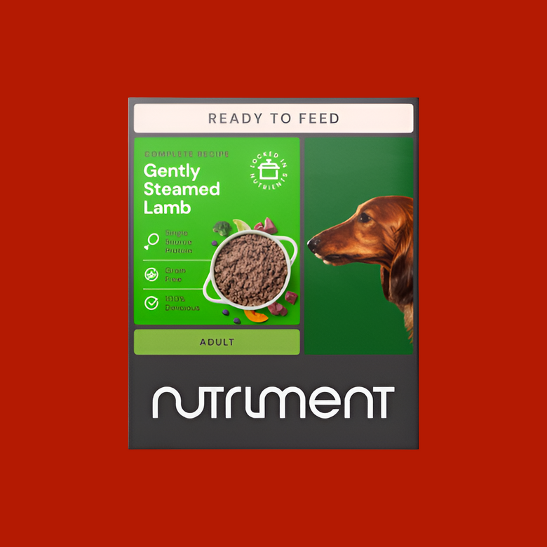 Nutriment Gently Steamed Recipe - Lamb for Dogs