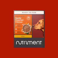 Nutriment Gently Steamed Recipe - Chicken for Dogs