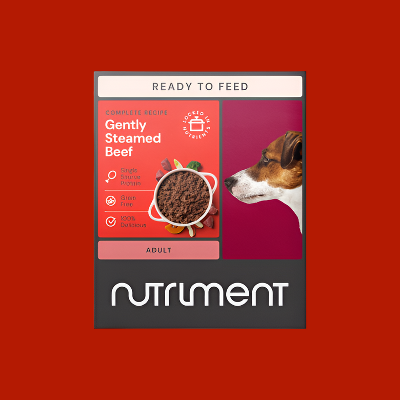 Nutriment Gently Steamed Recipe - Beef for Dogs