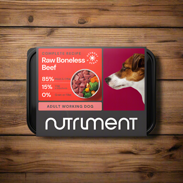 Nutriment Core Range Raw Dog Food Boneless Beef