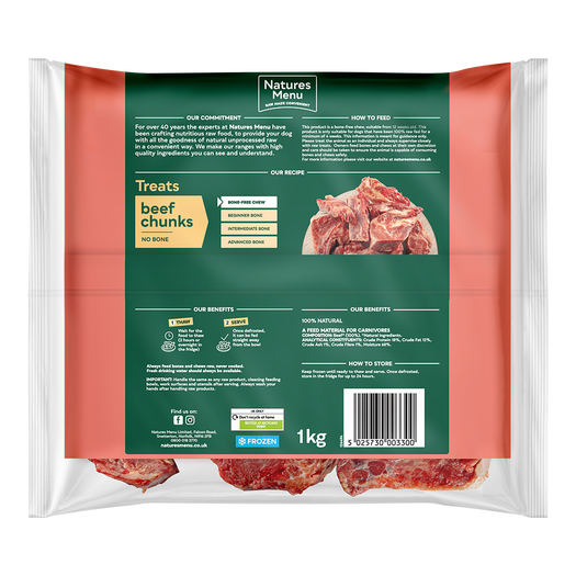 Natures Menu Beef Chunks