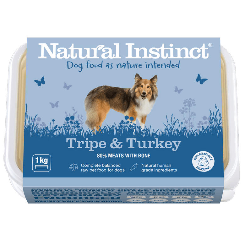 Natural Instinct Raw Dog Food Tripe & Turkey