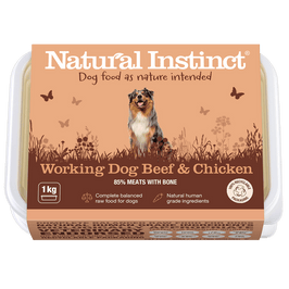 Natural Instinct Raw Working Dog Food Beef & Chicken