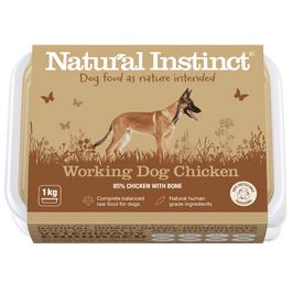 Natural Instinct Raw Working Dog Food Chicken