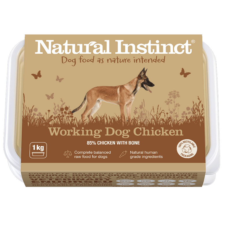 Natural Instinct Raw Working Dog Food Chicken