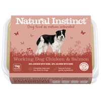 Natural Instinct Raw Working Dog Food Chicken & Salmon