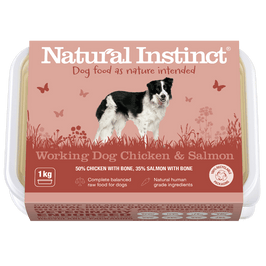 Natural Instinct Raw Working Dog Food Chicken & Salmon