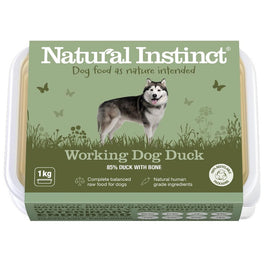 Natural Instinct Raw Working Dog Food Duck