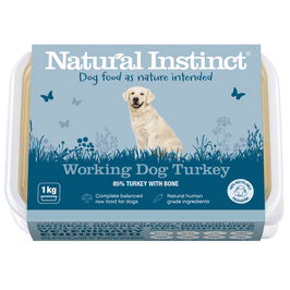 Natural Instinct Raw Working Dog Food Turkey